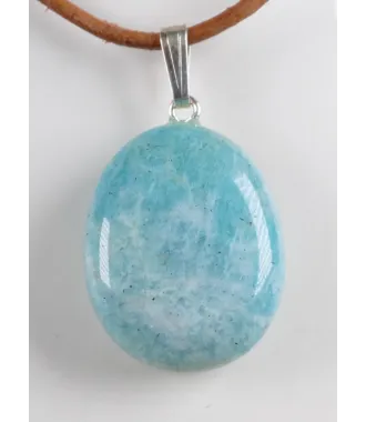 MADAGASCAR AMAZONITE PENDANT with 925 Silver Bail | 1pc Random Pick | PENDANT-WORLD.COM | Buy at $11.95