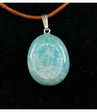 MADAGASCAR AMAZONITE PENDANT with 925 Silver Bail | 1pc Random Pick | PENDANT-WORLD.COM | Buy at $11.95