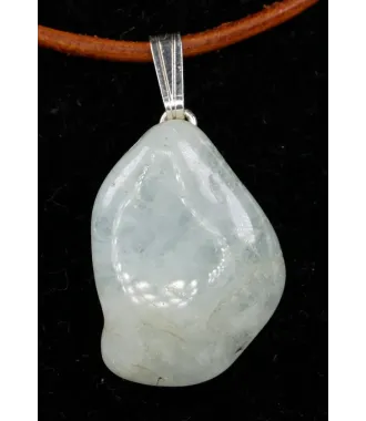 BRAZILIAN BERYL AQUAMARINE PENDANT with 925 Silver Bail | 1pc Random Pick | PENDANT-WORLD.COM | Buy at $11.95
