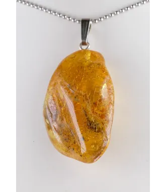 BALTIC AMBER PENDANT 2.9 gram with 925 Silver Bail | 1 unique pc | PENDANT-WORLD.COM | Buy at $25.95
