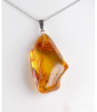 BALTIC AMBER PENDANT 4.5 gram with 925 Silver Bail | 1 unique pc | PENDANT-WORLD.COM | Buy at $38