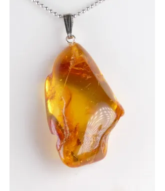 BALTIC AMBER PENDANT 4.5 gram with 925 Silver Bail | 1 unique pc | PENDANT-WORLD.COM | Buy at $38