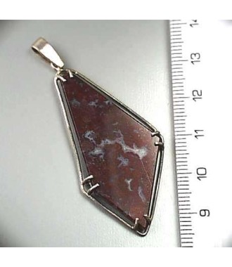 FERRUGINOUS QUARTZ Freeform Pendant 4.7 Gram  | 925 Sterling Silver,unique | PENDANT-WORLD.COM | Buy at $40