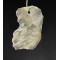 Protective Libyan desert glass 4.0 gram drilled pendant with black leather,unique | PENDANT-WORLD.COM | Buy at $64