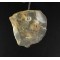 Genuine Libyan Desert Glass 4.0 gram Drilled Pendant with Black Leather,unique | PENDANT-WORLD.COM | Buy at $72