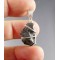 Sikhote Alin Iron Meteorite copper silver plated wire wrap pendant,unique | PENDANT-WORLD.COM | Buy at $43